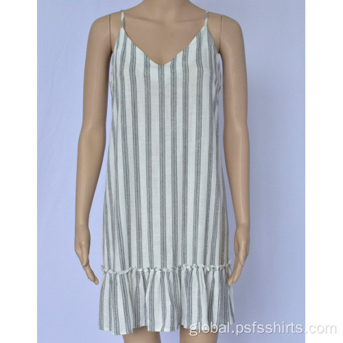 Summer Casual Dresses Women Sleeveless Strapless Dress Manufactory